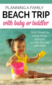 Tips for surviving a beach trip with babies and toddlers