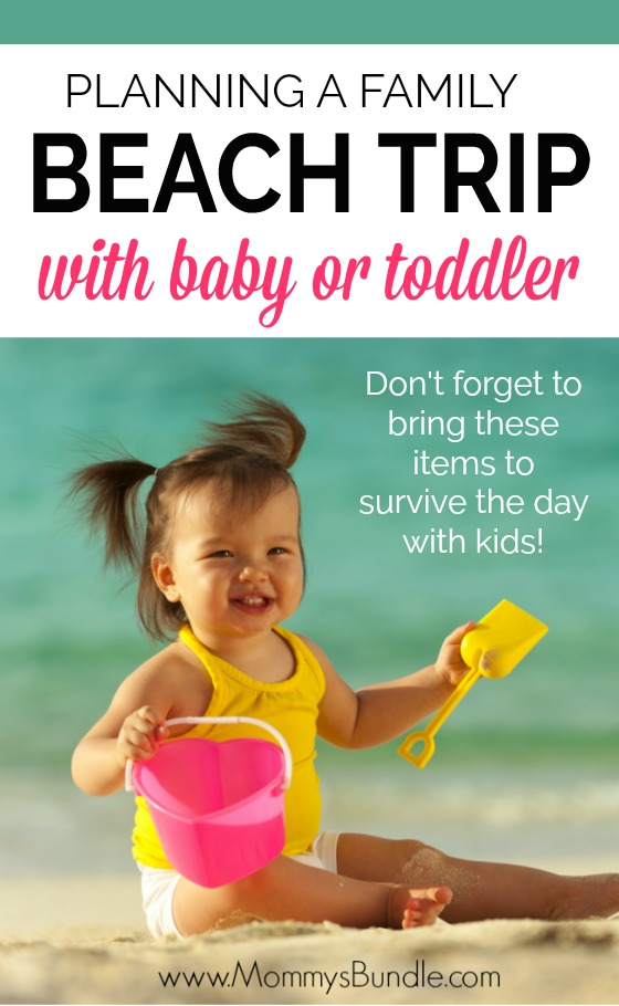 Tips for surviving a beach trip with babies and toddlers