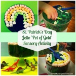 St. Patrick’s Day Jello Pot of Gold Sensory Activity