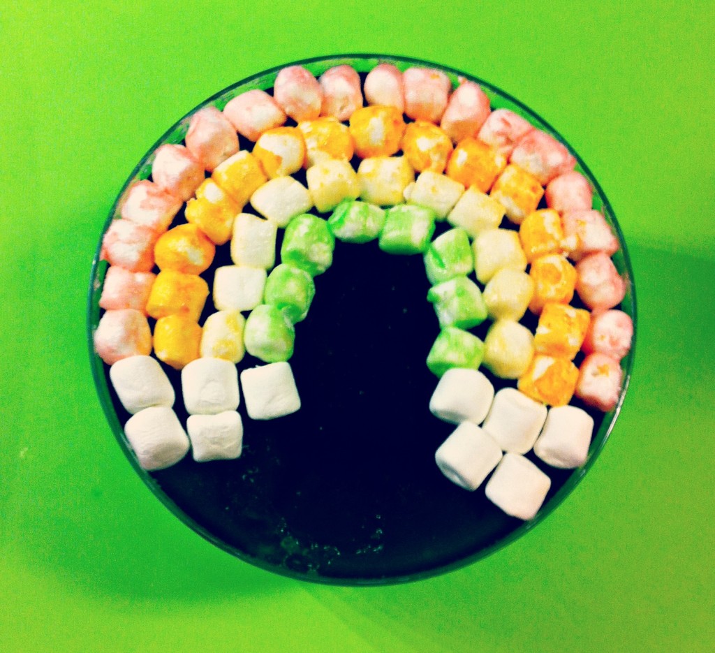 marshmallow rainbow