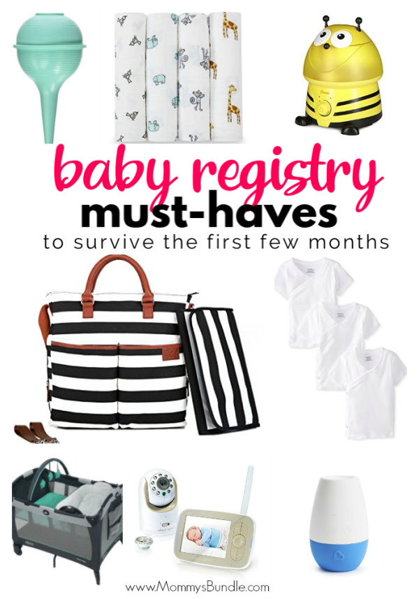 baby registry must-haves for new moms