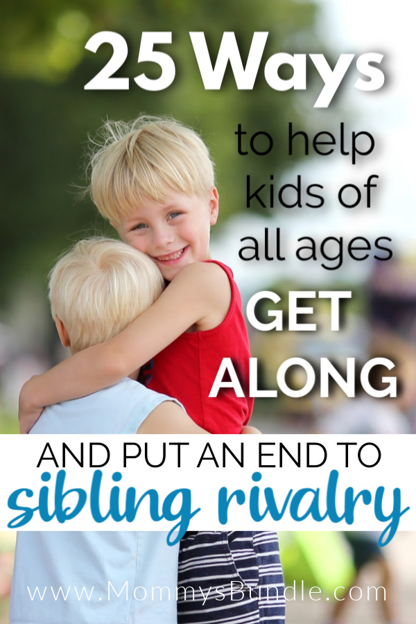 25 tips to end sibling rivalry