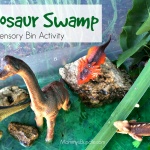 Dinosaur Swamp Sensory Bin Activity