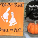Trick or Treat, Smell My Feet Halloween Kid Craft