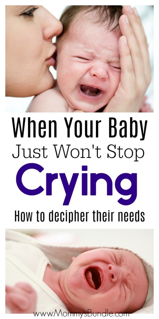 Does your baby cry all the time? Could it be colic or is there an easy solution? Learn to decipher baby's cries and find a solution! 