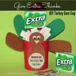 Thanksgiving Gratitude Craft: Extra Gum Container Thank You Notes