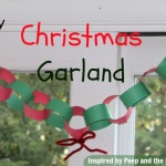 Christmas Garland Craft Inspired by Peep and the Big Wide World