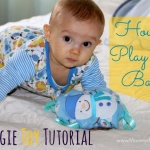 How to Play with Baby + DIY Taggie Toy
