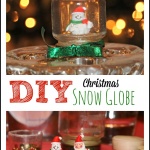 DIY Snowman Snow Globe for Christmas