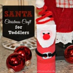 Santa Christmas Craft for Toddlers