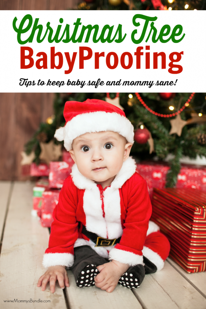 5 easy tips to baby proof your Christmas tree | These hacks will keep your Christmas decorations intact, baby safe and mommy sane!