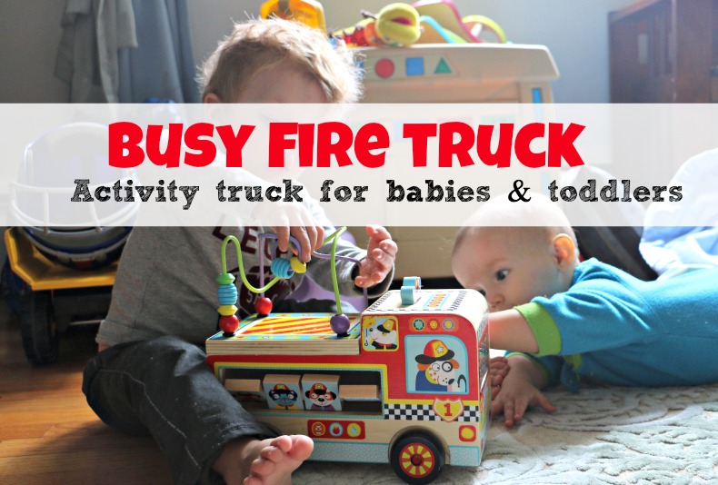 Toddler Toys for 3 Year Old Boy Fire Truck Kids Infant Development Activities 