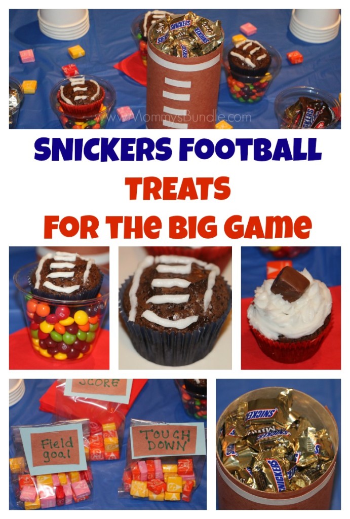 snickers football treats