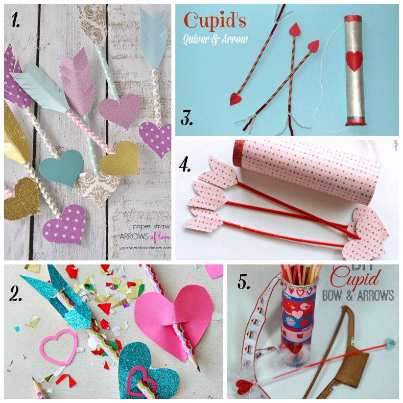 cupid bow and arrow crafts