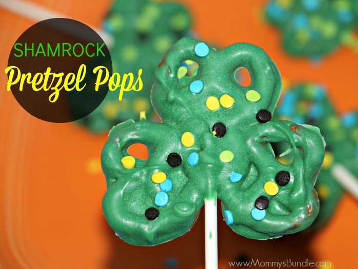 Shamrock Pretzel Pops | Delicious St. Patrick's Day Recipes | Desserts & Treats