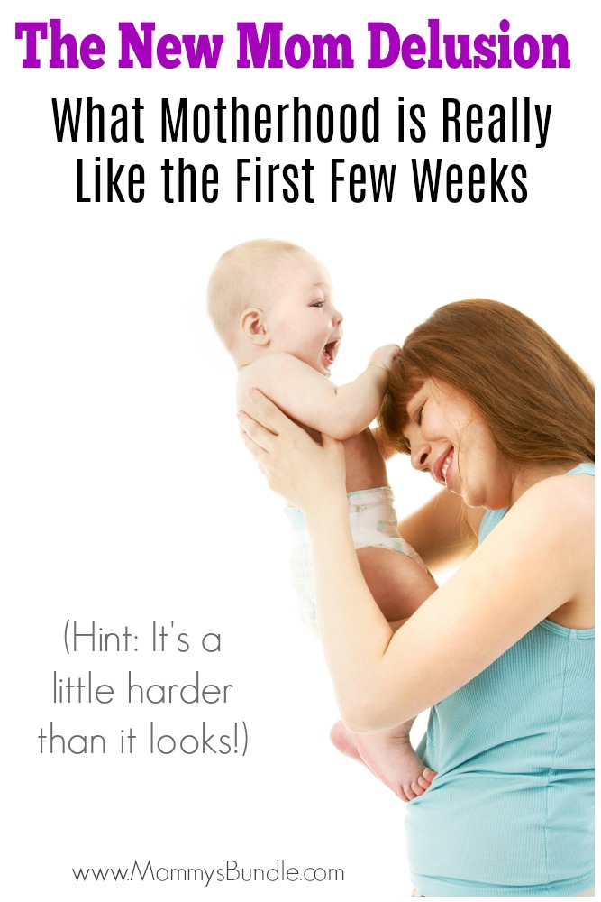 Four confessions of a new mom about the REALITIES of life with a newborn baby.