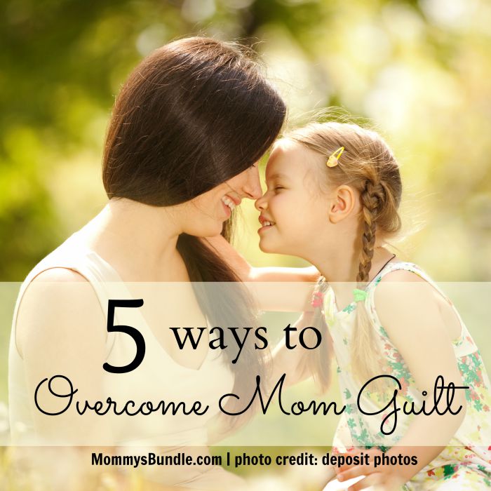 5 ways to overcome mom guilt square