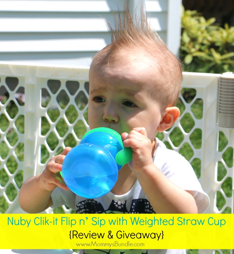 Nuby Clik it 360 Weighted Straw Cup