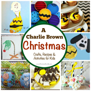 Charlie Brown Christmas Crafts & Foods: A fun way to celebrate the holidays with Charlie Brown & Peanuts fans. Includes kid crafts, activities and yummy food ideas for a holiday party!