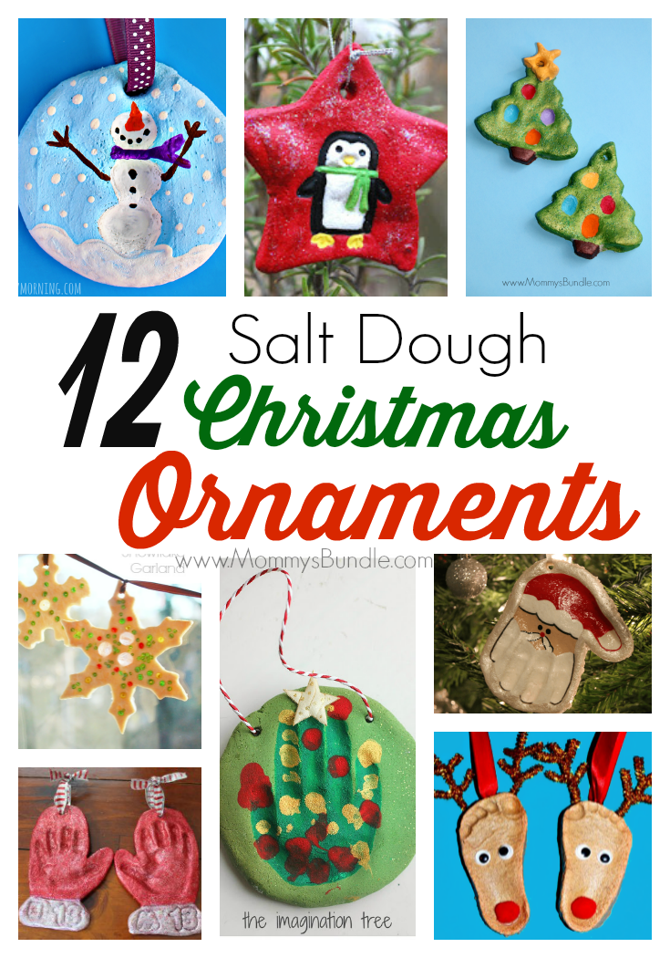 Salt Dough Christmas Ornaments: If you love DIY crafts, you've gotta try these 12 adorable Christmas ornaments to make with your kids.