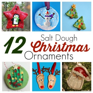 Salt Dough Christmas Ornaments: Make a beautiful Christmas craft with your kids to have a keepsake for years!