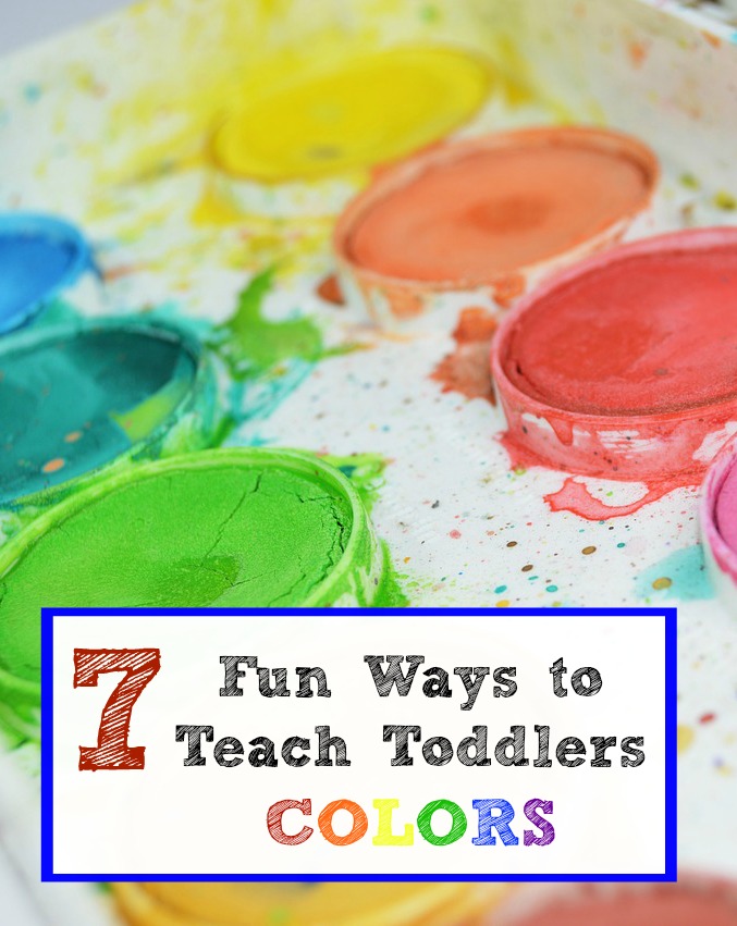 Teach your toddlers colors with these easy DIY color activities and games!