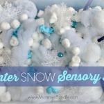 Winter Snow Sensory Bin Activity