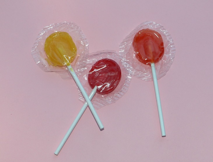flat lollipops