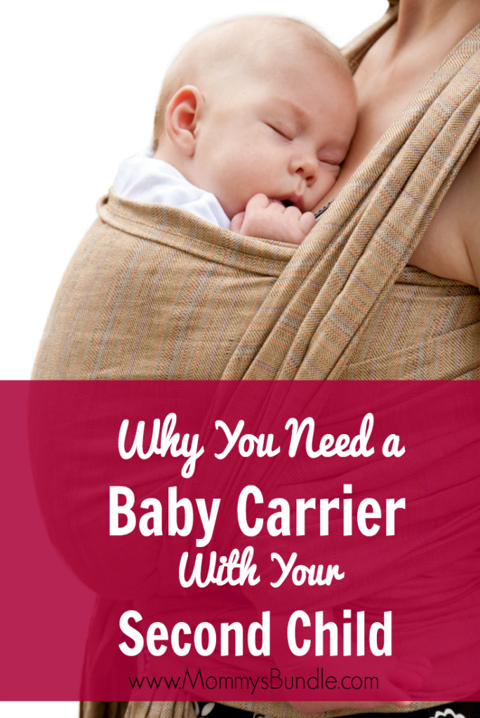 Are you a mom to a baby and toddler? Then add a baby carrier or wrap to your must-have baby items - for your sanity and baby's!