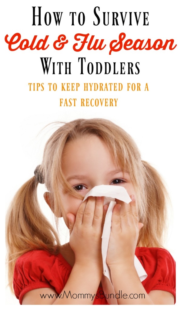 Nothing's worse than a kid with a cold or flu! Learn how hydration can help your sick toddler recover faster this winter!