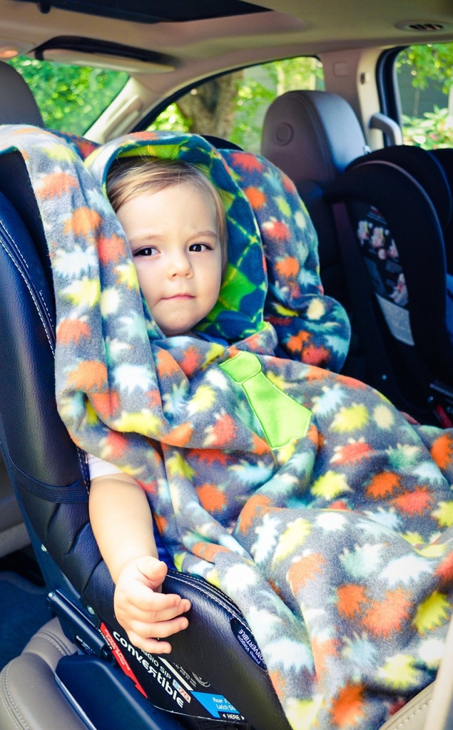 traveling carseat poncho