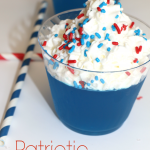 Patriotic Red, White & Blue Jello Snack for Kids