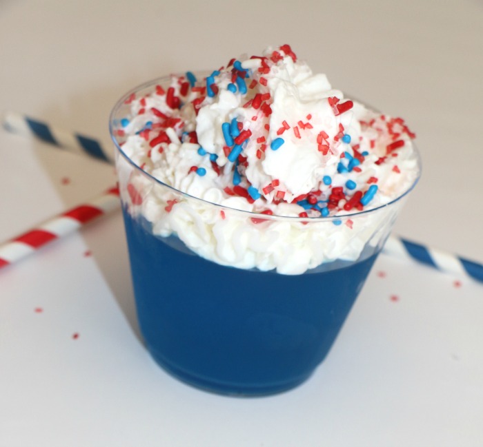 Red, white and blue jello kids will love at your next July 4th, Memorial Day or Labor Day party!