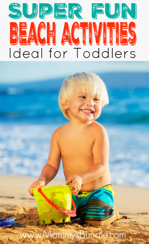 Such an awesome list of beach activities PERFECT for toddlers! Great ideas to keep kids busy on the beach and burning-energy so that they are ready to hit the sack after a sun-filled day!