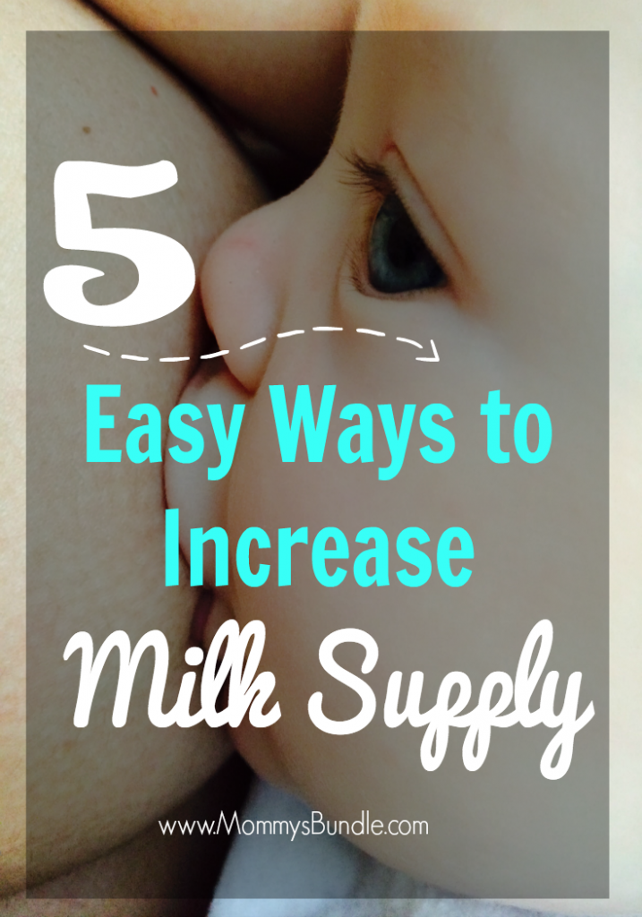 Breastfeeding? Bookmark these easy ideas to help increase your breast milk supply - great for new nursing moms!