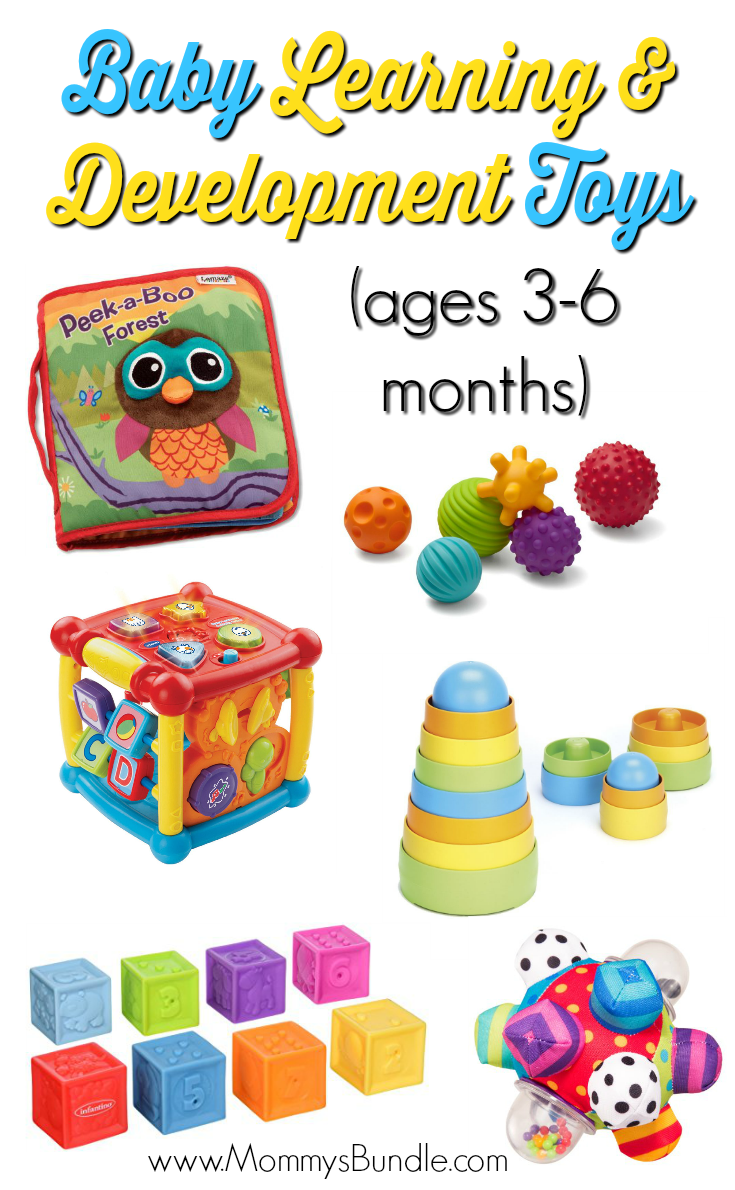 Looking for great baby gift ideas? This list includes baby toys ideal for learning and development. Great ideas for Christmas stocking stuffers too!
