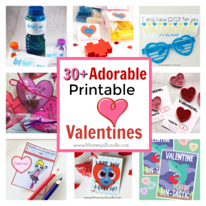 30+ Adorable Printable Valentines for Kids - Mommy's Bundle