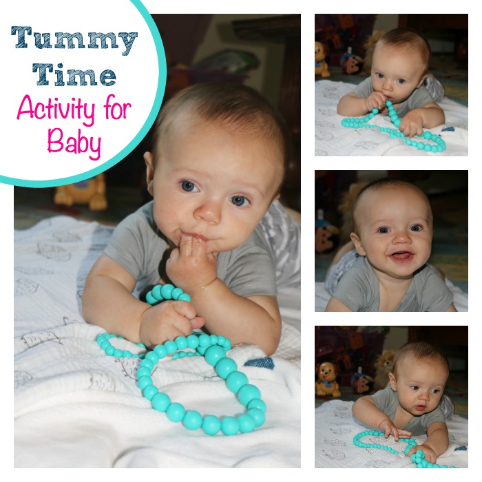 Tummy time baby activity