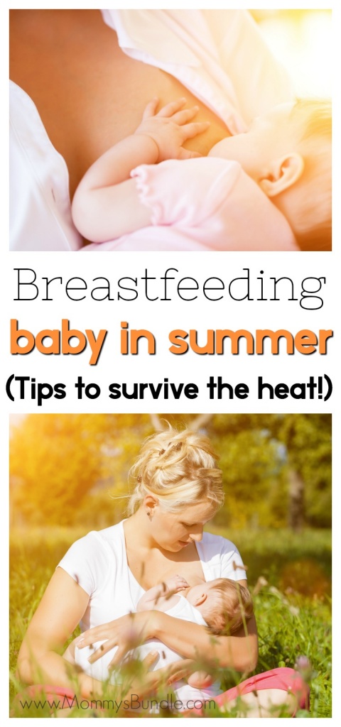 Stay cool while breastfeeding in the summer heat with our best tips. Easy ways to keep both baby and nursing mommy safe in the sun!!