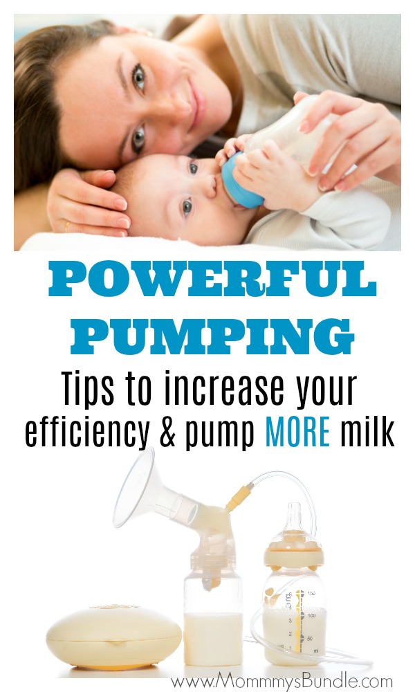 Get MORE milk out of your breast pump with these breastfeeding tips for moms to increase your efficiency and pump more milk for baby!