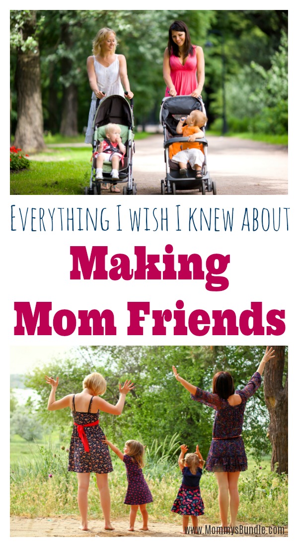Find supportive mom friends that get you! Every new mom needs a mom tribe to survive the loneliness and overwhelm of raising little kids. Click through to get tips to finding your true mom friends!