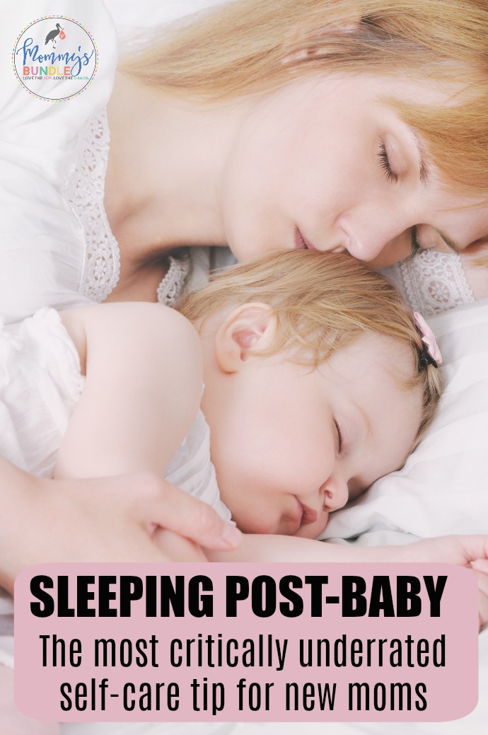 New mom sleep tips to help you survive early motherhood! The biggest way moms can practice self care postpartum! #newmoms #selfcaretips #sleeptips