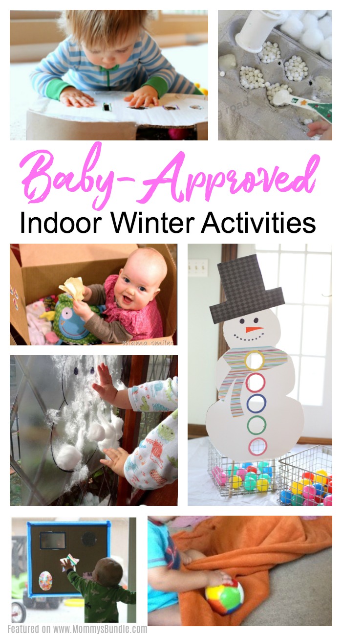 FUN INDOOR BABY ACTIVITIES! Some of the best winter activities to do with your baby.