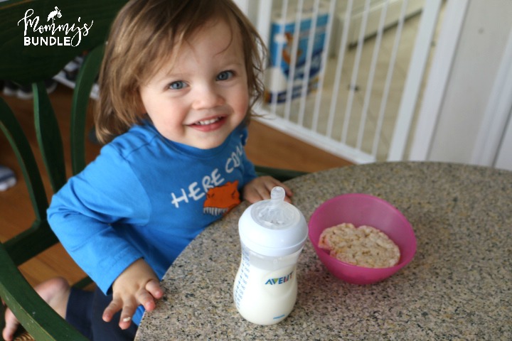baby with bottle weaning