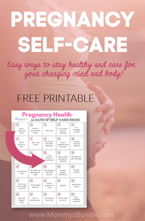 pregnancy self-care ideas