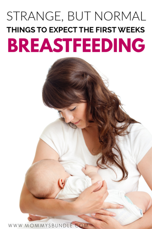 weird breastfeeding symptoms