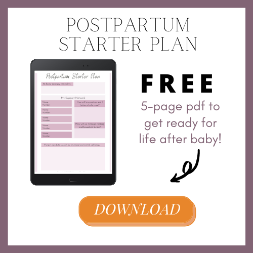 FREE Postpartum Planner