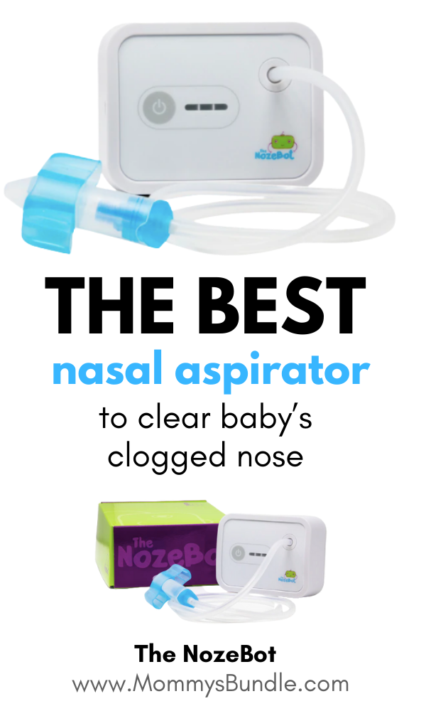 The NozeBot is a must-have item BEFORE your child gets sick. Click the link  in my bio and “Nozebot Nasal Aspirator” to save 15% off. Babies can ONLY  breathe out of their